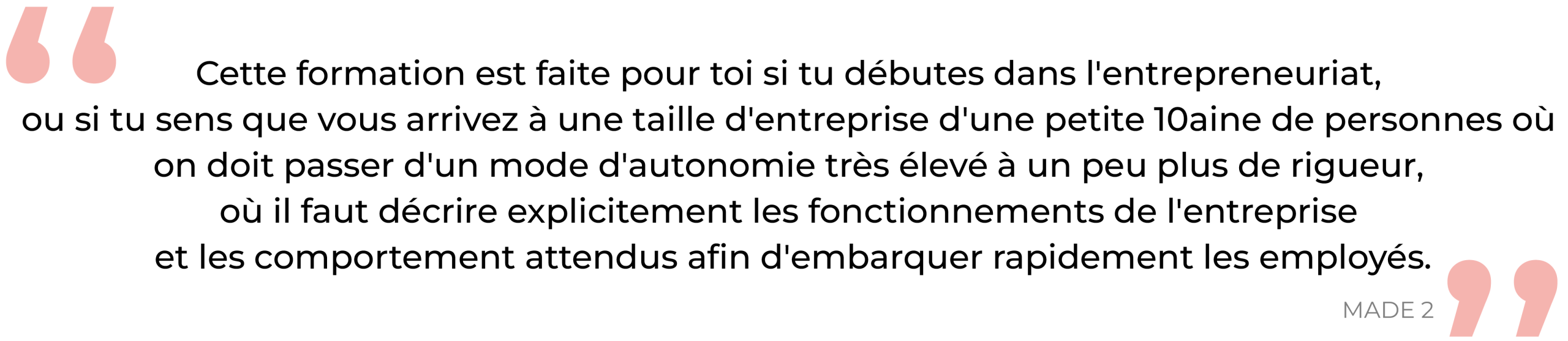 Témoignages TEAM CO_Témoignage 2 Formation